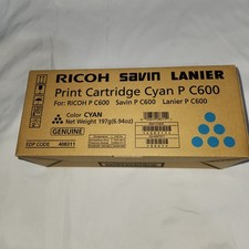 NEW Ricoh 408311 Cyan P C600 Toner Cartridge picture