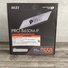 MSI PRO B650M-P MicroATX AM5 AMD DDR5 Motherboard - Unused/Sealed picture