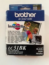 Brother LC51BK (2) & LC51M (1) Genuine Printer Ink Cartridges. 3 Total Open Box picture