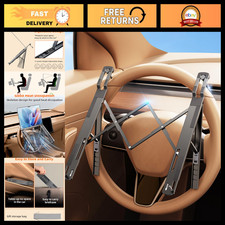 Adjustable Car Laptop Mount Steering Wheel Tray, Portable Desk for Laptop & Tabl picture