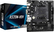 ASRock A520M-HDV AMD Socket AM4 RYZEN mATX Motherboard - Brand New picture