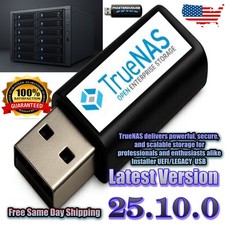 TrueNAS 25.10.0 USB Installer Flash Drive – Build a Rock‑Solid Home Cloud Server picture