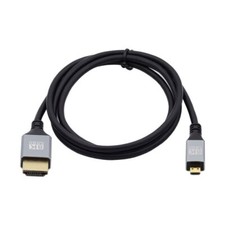 Jimier HDMI 2.1 to Micro ＆ Mini HDMI 8K 4K Hyper Super Flexible Slim HDTV Cable picture