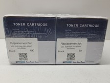 LCL Compatible Black Toner for Dell 593-BBMF, S2810DN, 593-BBML 2 Pack NEW picture