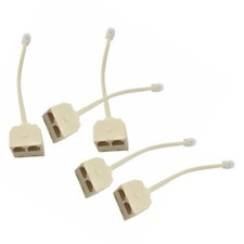 5pcs RJ11 Socket Splitter RJ11 Male To Female Adapter For Landline Telephone picture