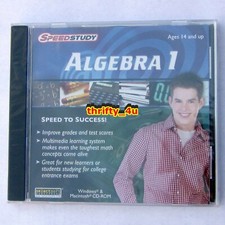 Selectsoft Publishing CD-ROM Speed Study Algebra 1 Math, PC & Mac, NIP SEALED picture