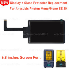 For Anycubic Photon Mono/ Mono SE 2K 6.08 in LCD Display W/Protector Replacement picture