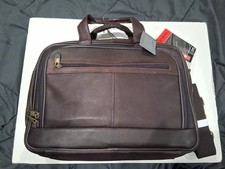Samsonite Durham  Expandable Brown Colombian  Leather, Brand New Business Case picture
