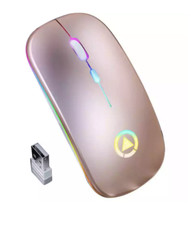 2.4GHz Wireless Optical Mouse USB Rechargeable RGB Cordless Mice For PC Laptop picture