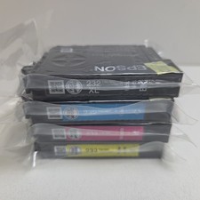 NEW GENUINE - EPSON 232XL COMBO INK CARTRIDGES - T232XL-BCS Sealed Bags 2028 picture