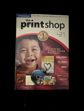 Broderbund The PrintShop Version 21, 2 CD Set PC 2005 Windows picture