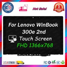 For Lenovo 300e Winbook 2nd Gen Lcd Touch Screen W/ Bezel 11.6