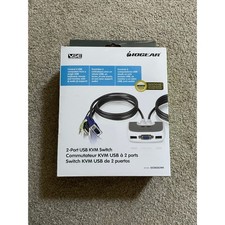 IOGEAR 2-Port USB KVM Switch with Audio and Cables GCS632UW6 picture