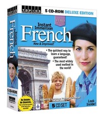 Instant Immersion French V1.0 Software PC 5 Disc Very Good picture