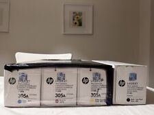 Genuine OEM HP 305X and 305A SET of 4 TONER CARTRIDGE CE410XC, CF370AM picture