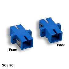Kentek SC to SC Fiber Optic Connector Simplex Multi-Mode Flange Mount Style picture