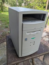 eMachines eTower 667ix Vintage Desktop PC Intel Celeron Powers On TC picture