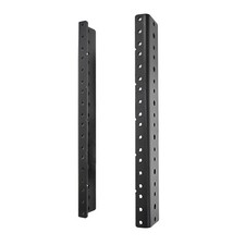 2 PCS 6U Rack Rails, Tapered Holes Rack Mount Rails for Recording & Network Wood picture