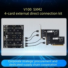 For Tesla V100 4 Cards External Direct Connect Kit NVLink Baseboard Adapter picture