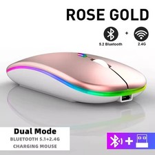 2.4GHz Wireless Optical Mouse USB Rechargeable RGB Cordless Mice For PC Laptop picture