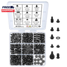 420Pcs Computer Screws Motherboard Standoffs Kit for Motherboard Laptop Computer picture