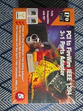 IOFLEX PCI to Firewire IEEE 1394 3+1 Ports Host Adapter VINTAGE SEALED picture