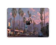 Sunset Palm Street MacBook Skin – Premium Vinyl Wrap for All MacBook Models picture