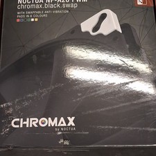 Noctua NF-A20 PWM chromax.black.swap 200mm Case Fan SSO2 800RPM Swappable Pads picture