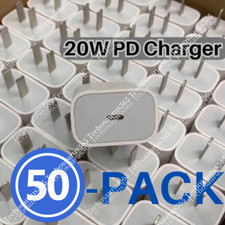 50x 20W USB C Type C Power Adapter Fast Charger Block For iPhone iPad Samsung picture