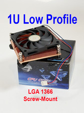 Intel LGA 1366 1U CPU Copper Cooler picture