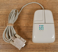 Vtg 1990's Z-NIX Inc E6QMOUSE X31 Retro 2-Button DB-9 PC Computer GREAT picture