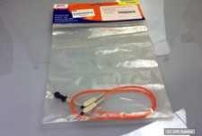 APC 12147-1M Fiber Optic Cable Duplex MTRJ/SC 62.5/125 OM1 1m in Orange, NEW picture