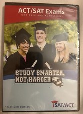 SAT/ACT Exams Test Prep and Admissions: Platinum Edition Software Sealed picture