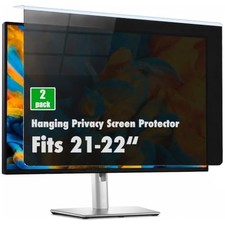 2 Pack Privacy Screen - 21 - 22 Inch (Diagonal) Black picture