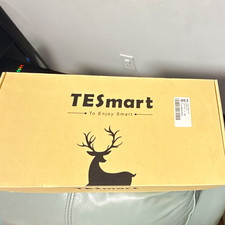 TESmart Dual Monitor KVM Switch Box 4 Port 1:4 HDMI VGA USB Powered 5V Black picture
