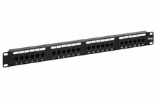 24-Port Patch Panel 1U Rack Mount | ICC ICMPP024U6| 6P6C USOC picture