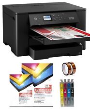 Wide Format Converion Sublimation Printer Epson WF-7310 Bundle 13 x 19 A3 paper picture