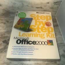 Microsoft Press Office 2000 Learning Kit CD ROM & Book Self Paced Training NEW picture