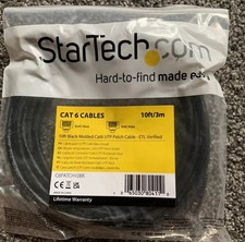 StarTech CAT 6 cable with Snagless RJ45 Connectors 2.4m 8ft Black picture