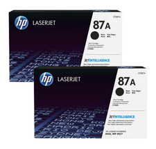 HP 87A Lot of 2 Black Toner Cartridge (CF 287A) Sealed Box ✅ picture