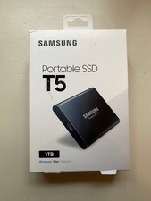 Lightly Used Samsung Portable SSD T5 1tb picture