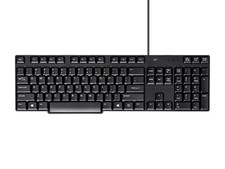 Workstream by Monoprice USB Keyboard, Standard Layout | Spill-Resistant Membrane picture