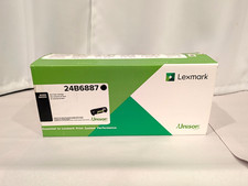 NEW OEM Lexmark 24B6887 Black Toner Cartridge M3250 XM3250 Sealed Unison 21K Yie picture