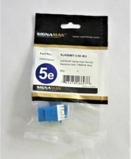 Signamax/AESP KJ458MT-C5E-BU Category 5e MT-Series Keystone Jack (LOT OF 8) picture