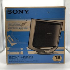 Sony SDM-HX93 TFT LCD Monitor Color Computer Display Open Box Vintage picture
