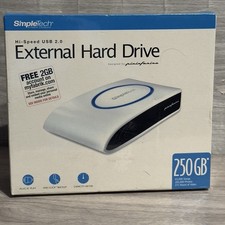 NEW SimpleTech SimpleDrive  External Hard Drive 250GB Hi-Speed USB 2.0 picture
