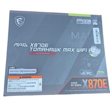 MSI MAG X870E Tomahawk Max WiFi PZ AM5 DDR5 Motherboard White Open Box Untested picture