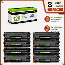 8PCS Toner Cartridge CRG128 Replace For Canon ImageCLASS MF4412 MF4420n picture