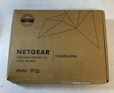 NETGEAR CM400AZNA High Speed DOCSIS® 3.0 Cable Modem, Black 