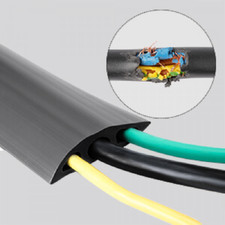 Tesla BMW EV Charger 10ft Cable Cover Side Walk Cord Trip Free Safe Floor Wire picture